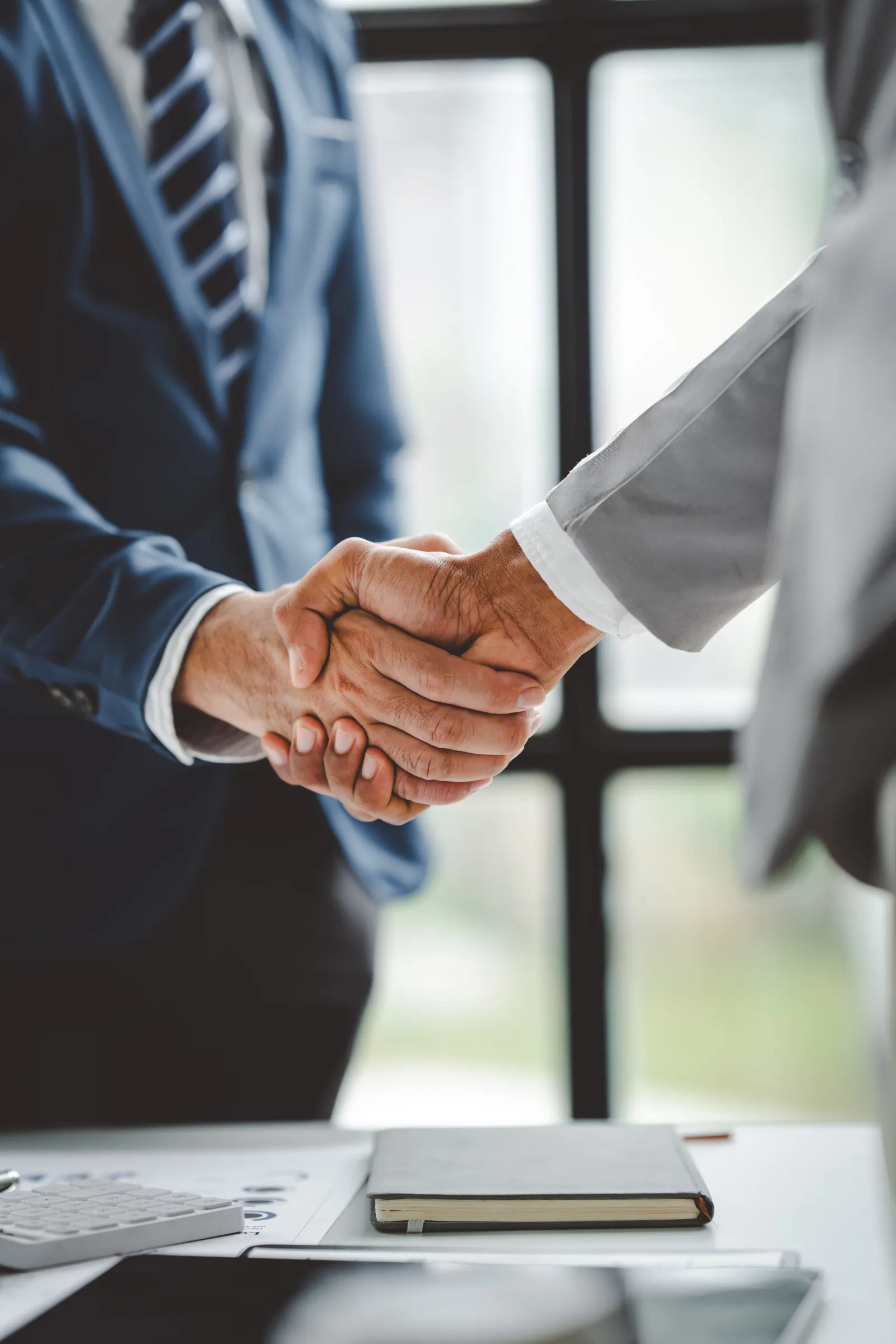 Business partners working together